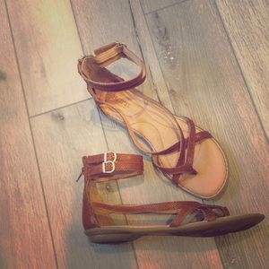 Born Brown leather sandal